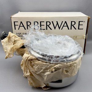 Vintage Farberware 3 Qt 2.8L Saucepan And Cover 813E USA New Open Box